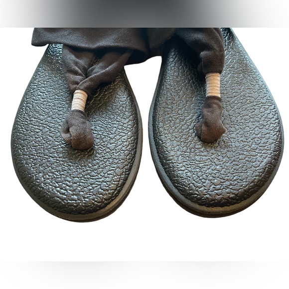 Sanuk Yoga Sling 2 Black Sandals Flip-Flops Thong Shoes Women’s Size 9, EU 40 - Picture 5 of 10